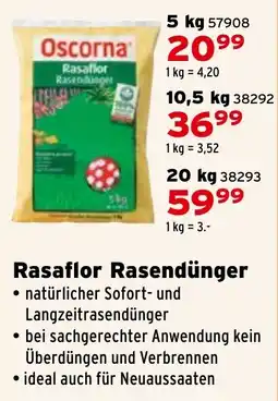 Salzburger Lagerhaus Oscorna Rasaflor Rasendünger Angebot