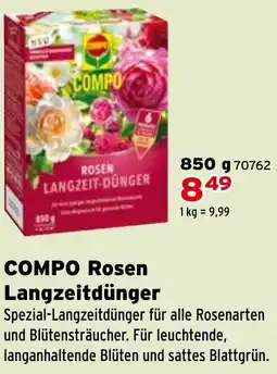 Salzburger Lagerhaus COMPO Rosen Langzeitdünger Angebot
