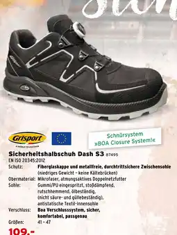 Salzburger Lagerhaus Grisport Sicherheitshalbschuh Dash S3 Angebot