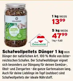 Salzburger Lagerhaus Schafwollpellets Dünger Angebot