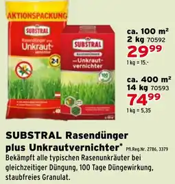 Salzburger Lagerhaus SUBSTRAL Rasendünger plus Unkrautvernichter Angebot