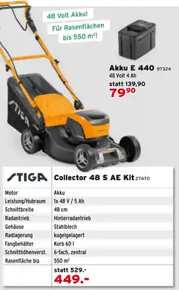 Salzburger Lagerhaus Stiga Collector 48 S AE Kit Angebot