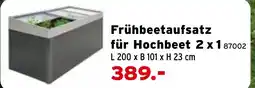 Salzburger Lagerhaus Frühbeetaufsatz für Hochbeet 2 x 1 Angebot