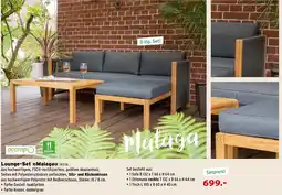 Salzburger Lagerhaus Lounge-Set Malaga Angebot