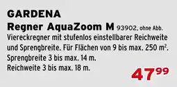 Salzburger Lagerhaus GARDENA Regner AquaZoom M Angebot