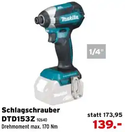 Salzburger Lagerhaus Schlagschrauber Makita DTD153Z Angebot