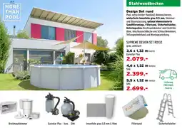 Salzburger Lagerhaus Stahlwandbecken Design Set rund Angebot