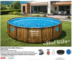 Salzburger Lagerhaus Bestway Frame-Pool Set Steel Vista Angebot