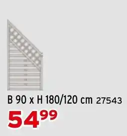 Salzburger Lagerhaus B 90 x H 180/120 cm Angebot