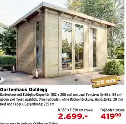 Salzburger Lagerhaus Gartenhaus Goldegg Angebot