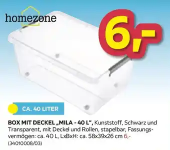Homezone Box mit deckel „mila - 40 l"