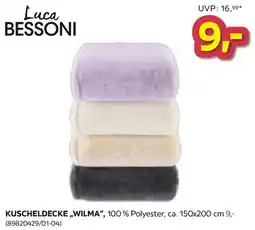 Möbelix Luca BESSONI Kuscheldecke „Wilma" Angebot