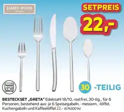 Möbelix JAMES WOOD Besteckset „Greta“ Angebot