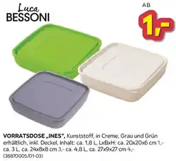 Möbelix Luca BESSONI Vorratsdose „Ines" Angebot