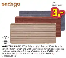 Möbelix ondega Vorleger „Luigi" Angebot