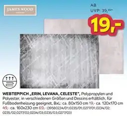 Möbelix JAMES WOOD Webteppich „Erin, Levana, Celeste" Angebot