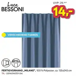 Möbelix Luca BESSONI Fertigvorhang „Milano“ Angebot