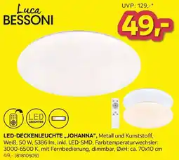 Möbelix Luca BESSONI Led-Deckenleuchte „Johanna" Angebot