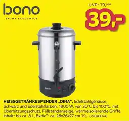 Möbelix bono Heissgetränkespender „Dina" Angebot