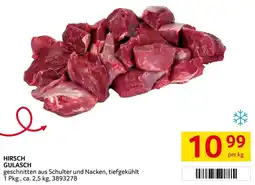 Transgourmet Hirsch Gulasch Angebot