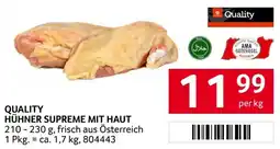 Transgourmet Quality Hühner Supreme mit Haut Angebot