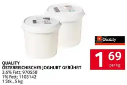 Transgourmet Quality Österreichisches Joghurt Gerührt Angebot