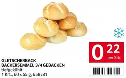 Transgourmet Gletscherback Bäckersemmel 3/4 gebacken Angebot