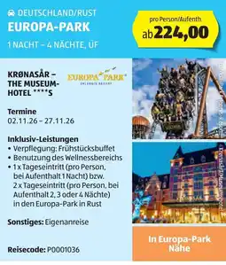Hofer Deutschland/rust europa-park Angebot