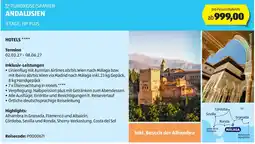 Hofer Rundreise/spanien andalusien Angebot