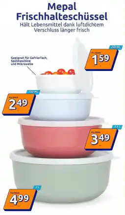 Action Mepal Frischhalteschüssel Angebot
