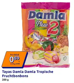 Action Tayas Damla Damla Tropische Fruchtbonbons Angebot