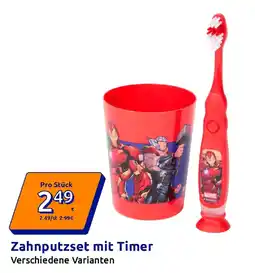 Action Zahnputzset mit Timer Angebot