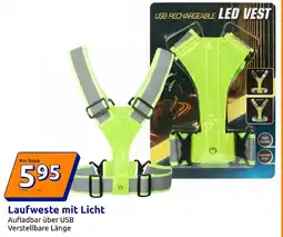 Action Laufweste mit Licht Angebot