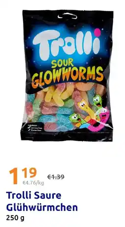 Action Trolli Saure Glühwürmchen Angebot