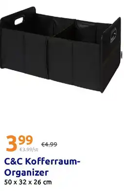 Action C&C Kofferraum Organizer Angebot