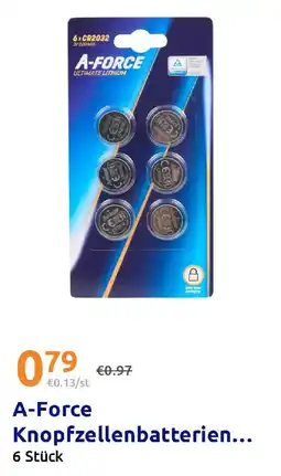 Action A-force Knopfzellenbatterien Angebot