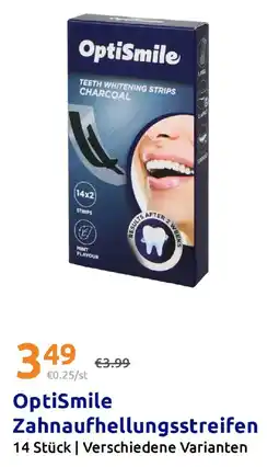 Action OptiSmile Zahnaufhellungsstreifen Angebot