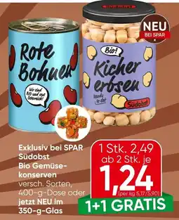 Spar Bio Kichererbsen Angebot