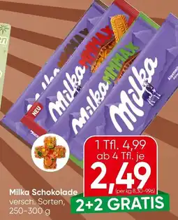Spar Milka Schokolade Angebot