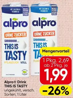Spar Alpro® Drink THIS IS TASTY Angebot
