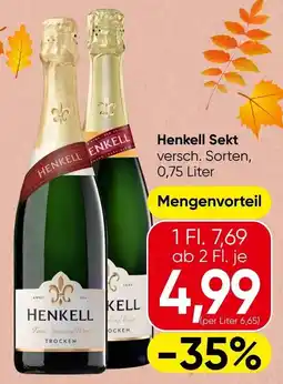 Spar Henkell Sekt Angebot