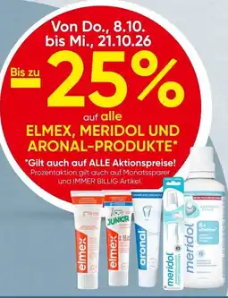 Spar ELMEX, MERIDOL UND ARONAL-PRODUKTE Angebot