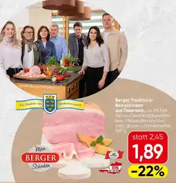 Spar Berger Traditions-Beinschinken Angebot