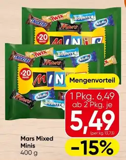 Spar Mars Mixed Minis Angebot