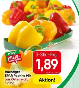 Spar fruchtiger SPAR Paprika Mix Angebot