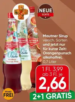Spar Mautner Sirup Angebot