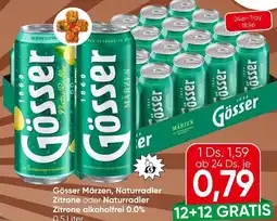 Spar Gösser Märzen, Naturradler Angebot