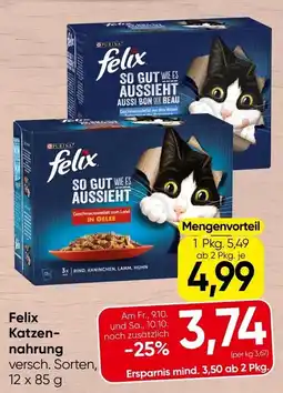 Spar Felix Katzen-nahrung Angebot