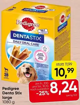 Spar Pedigree Denta Stix large Angebot