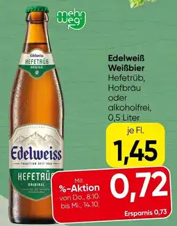 Spar Edelweiss Hefetrüb Angebot